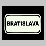 Bratislava   "mestská tabuľa" pánske tričko 100 %bavlna Fruit of The Loom